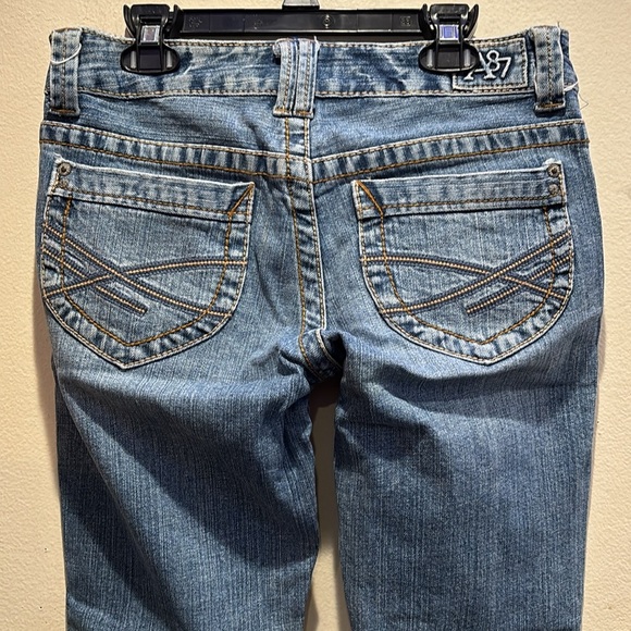 Aeropostale Light Blue Flare Jeans for Women - Picture 3 of 7